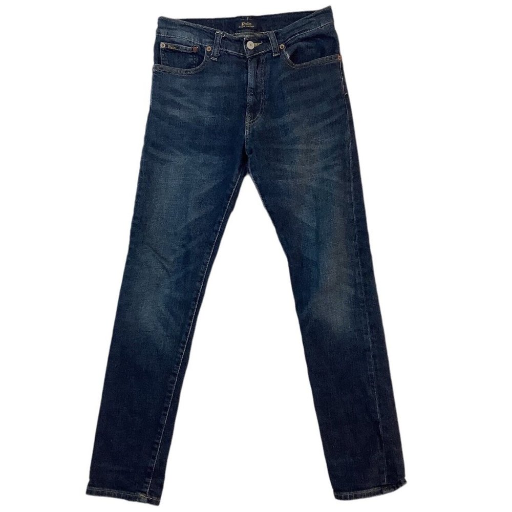 Polo Ralph Lauren Jeans Junior's Size L 14/16 Blue Denim Slim Denim